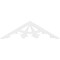 Ekena Millwork Pitch Riley Architectural Grade PVC Gable Pediment, 36"W x 10 1/2"H x 1"P (7/12) GPP036X011X100RIL - alternate 3